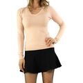 Pull Kebello Pull col V en maille F, Rose