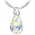 Colliers sur Grenoble : Collier Sc Crystal B4240-IRIS+SN016 Argent&eacute;
