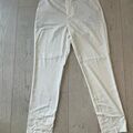 Pantalon Uni Qlo Pantalon fluide blanc Uniqlo