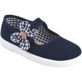 Chaussures enfant Vulpeques 126-p chaussure en toile bleue pour filles