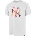 T-shirt '47 Brand 47 TEE MLB NEW YORK YANKEES DAY GLOW ECHO WHITE WASH Grenoble