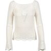 Pull Caf&eacute; Noir JM6040 Blanc