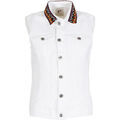 Gilet Caf&eacute; Noir JJ0047 Blanc Grenoble