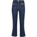 Pantalons sur Grenoble : Jeans Caf&eacute; Noir JJ0117 Bleu