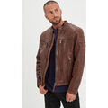 Veste Daytona CRUCES LAMB PAOLO DARK COGNAC