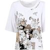 T-shirt Caf&eacute; Noir KJT054 Blanc