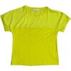 T-shirt Caf&eacute; Noir KJT059 Jaune