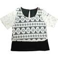 Tee-shirts sur Grenoble : T-shirt Caf&eacute; Noir MJT356 Blanc