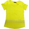 T-shirt Caf&eacute; Noir MJT092 Jaune