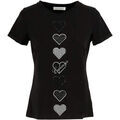 Tee-shirts sur Grenoble : T-shirt Caf&eacute; Noir KJT038 Noir