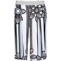 Pantalons sur Grenoble : Pantalon Caf&eacute; Noir MJP239 Blanc