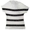 T-shirt Caf&eacute; Noir OJT032 Blanc