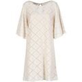 Robes sur Grenoble : Robe Caf&eacute; Noir JA6060 Beige