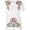 T-shirt Caf&eacute; Noir JT0035 Blanc