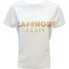 T-shirt Caf&eacute; Noir JT0119 Blanc