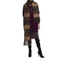 Echarpe Caf&eacute; Noir JU0090 Beige