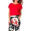 T-shirt Caf&eacute; Noir JT756 Rouge