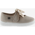 Ballerines enfant Victoria BALLERINE OJAL� TOILE SCRATCH NŒUD RAYURES 105110