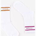 Chaussettes V Things CHAUSSETTE HAUTE BRILLANTE COTON