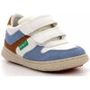 Baskets enfant Kickers BASKETS KICKMOTION BLANC CAMEL BLEU