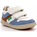 Baskets enfant Kickers BASKETS KICKMOTION BLANC CAMEL BLEU