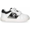 Baskets enfant Calvin Klein Jeans BASKETS VELCRO WHITE BLACK
