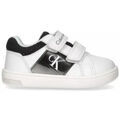 Baskets enfant Calvin Klein Jeans BASKETS VELCRO WHITE BLACK