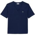 T-shirt Lacoste T shirt femme Ref 62397 166 Marine