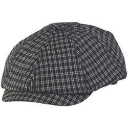 Casquette Chapeau-Tendance Casquette &agrave; carreaux RAJAN Bleu
