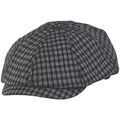 Casquette Chapeau-Tendance Casquette &agrave; carreaux RAJAN Bleu