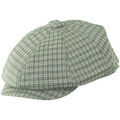 Casquette Chapeau-Tendance Casquette &agrave; carreaux RAJAN Gris