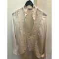 Chemise Soeur chemisier blanc taille 38 col montant