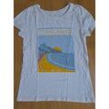 T-shirt Camaieu tee shirt &eacute;t&eacute; Blanc