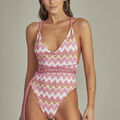 Maillots de bain Empress Pink Chevron