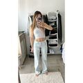 Jeans flare / larges Mango Jean taille basse