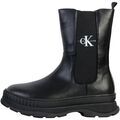 Chaussures enfants sur Grenoble : Bottines enfant Calvin Klein Jeans Bottine &agrave; Lacets Jeans Juniors Lace Up Noir