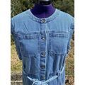 Robe Camaieu Robe en jean Cama&iuml;eu Bleu