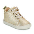Baskets montantes enfant Easy Peasy MY DEBOO LACET Dor&eacute;