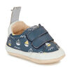 Chaussons enfant Easy Peasy MY BLUMOO PTI'VELCRO Bleu