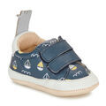 Chaussures enfants sur Grenoble : Chaussons enfant Easy Peasy MY BLUMOO PTI'VELCRO Bleu
