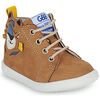Baskets montantes enfant GBB BASILE Marron