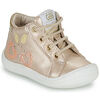 Baskets montantes enfant GBB FLEXOO LOVELY Dor&eacute;