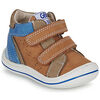 Baskets montantes enfant GBB FLEXOO SCRATCH Marron