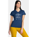 T-shirt Kilpi Maillot m&eacute;rinos pour femme MERIN-W Bleu