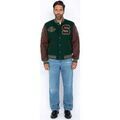 Veste Schott LCTEDDYBD2 GREEN/CORDOVAN