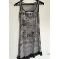 Robe courte Rp Tamar ROBE RAY&Eacute;E -RP TAMAR Blanc Grenoble