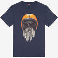T-shirt Le Temps des Cerises T-shirt backi bleu nuit imprim&eacute; Bleu Grenoble