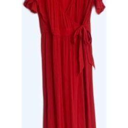 Robe Monoprix tr&egrave;s belle robe longue rouge - neuve (jamais port&eacute;e) - taille 44 Rouge