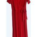 Robe Monoprix tr&egrave;s belle robe longue rouge - neuve (jamais port&eacute;e) - taille 44 Rouge Grenoble