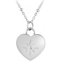 Collier Sc Crystal BD4097-ARGENT Argent&eacute;